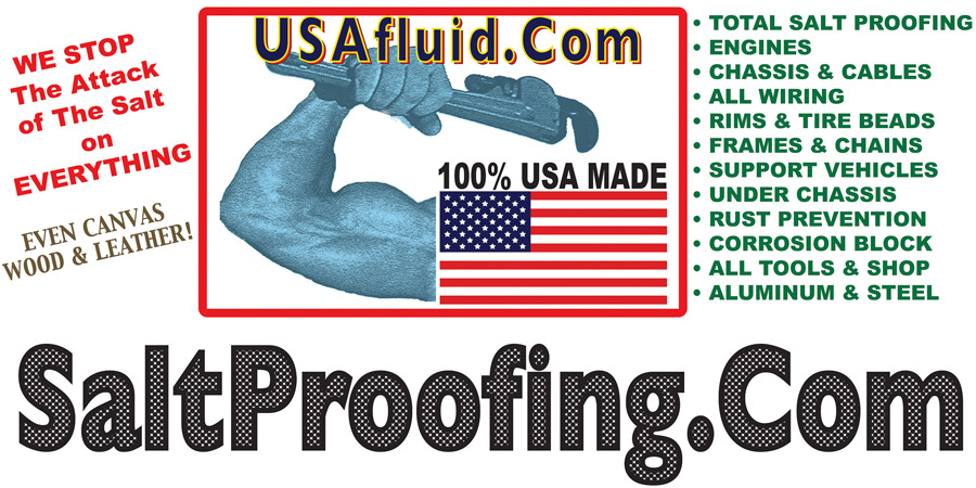 Saltproofing With USA Fluid is a total machine solution.