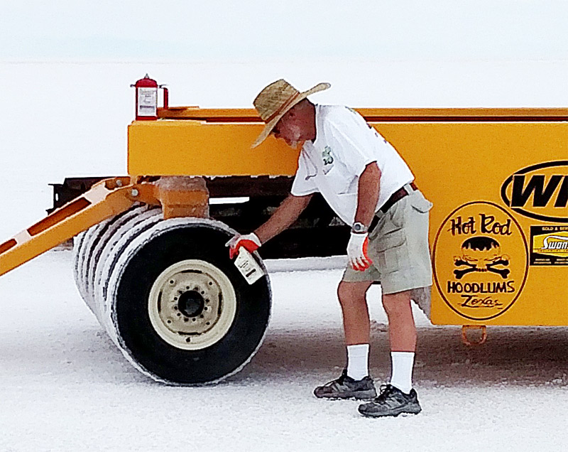 Wheel Packer Treatment By the SCTA-BNI on the Bonneville Salt Flats